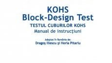 KOHS – Testul Kohs al cuburilor