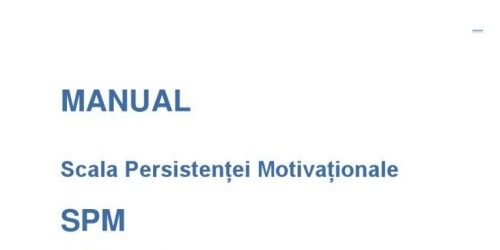 SPM – Scala Persistenței Motivaționale