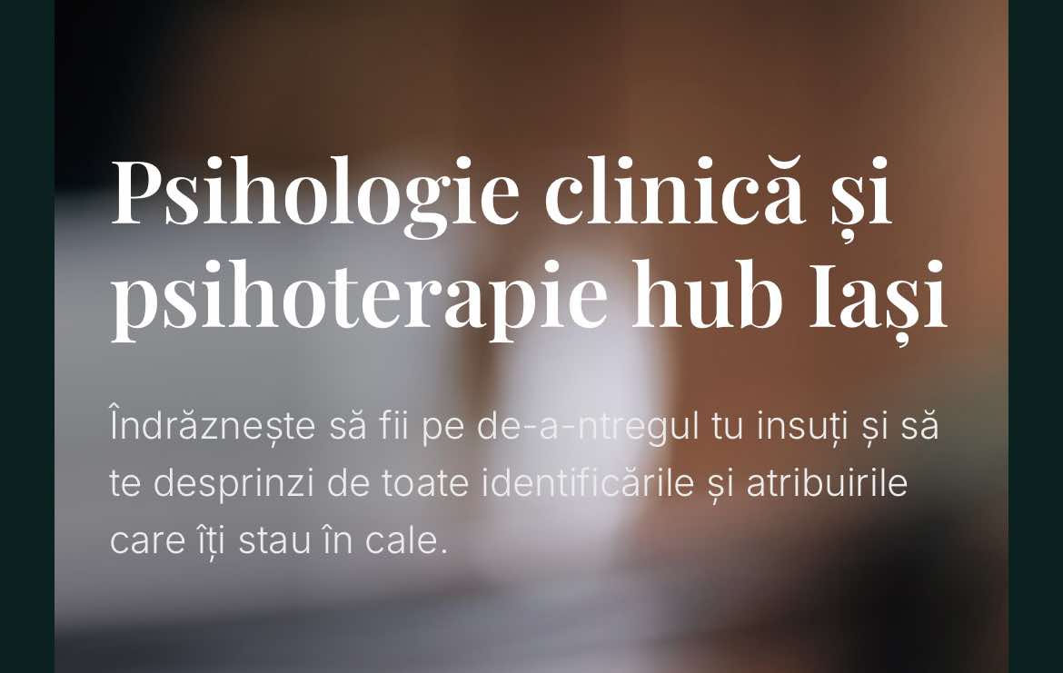 Cabinet Individual de Psihologie Mihaela G. Drăgan