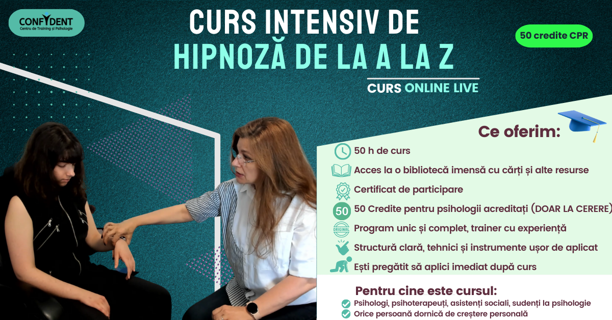 Hipnoză de la A la Z | AUG25