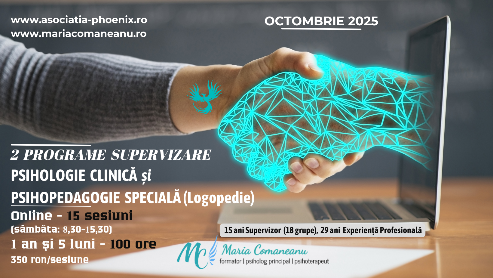 Supervizare în Psihopatologie specială cu accent pe Logopedie – Asociația CCDU-Phoenix și Comăneanu Maria Cabinet Individual de Psihologie