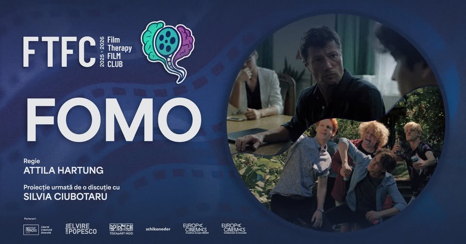 Joi, 9 aprilie, de la ora 18:00, FILM THERAPY FILM CLUB – FTFC la Cinema Elvire Popesco