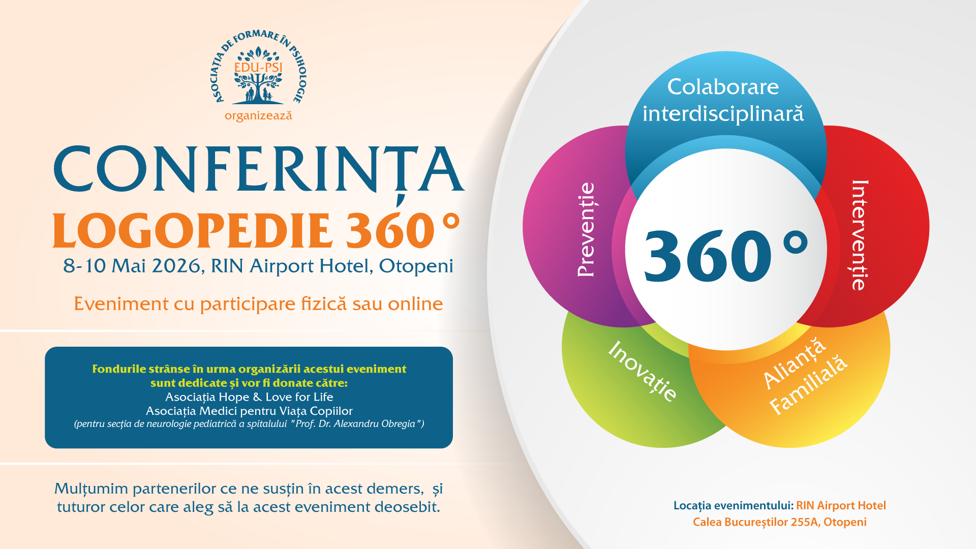 Conferința Logopedie 360° | mai 2026