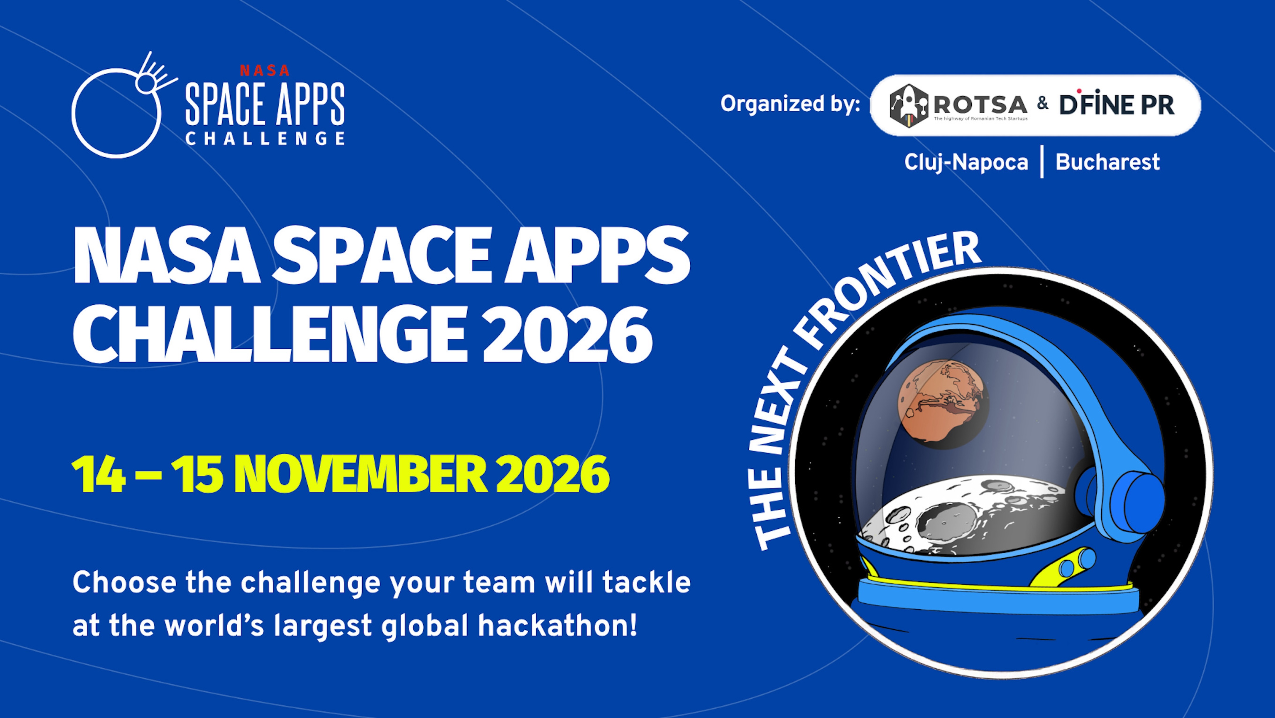 NASA Space Apps Challenge 2026 lansează cele 14 provocări